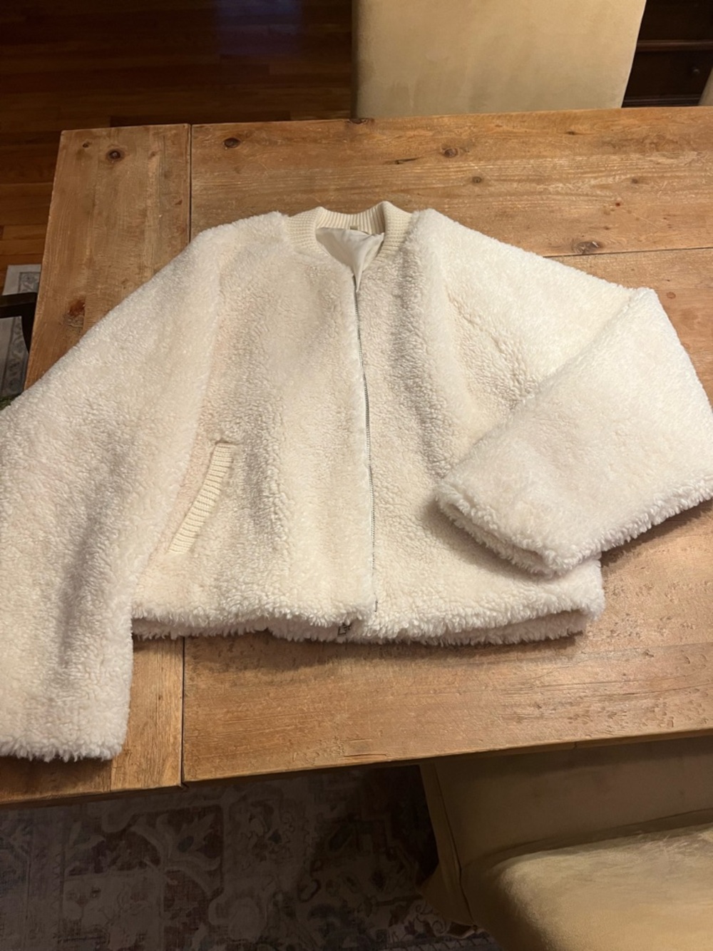 Madewell Sherpa bomber jacket - Picture 4 of 6